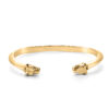 Lion Cuff Bracelet Bronze