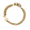 Duo Leopard Chain Bracelet Bronze